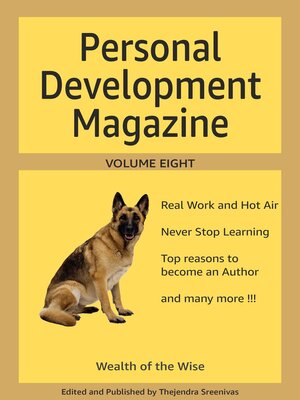 cover image of Personal Development Magazine--Volume Eight